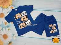 Komplet letni Mickey t-shirt szorty Mickey 98/104/110/116/122/128