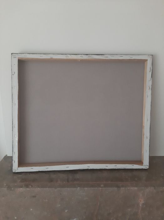 Tela abstrata com relevo