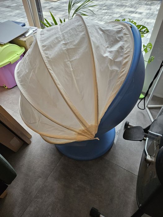 Fotel obrotowy Ps Lomsk Ikea jajo kręcony