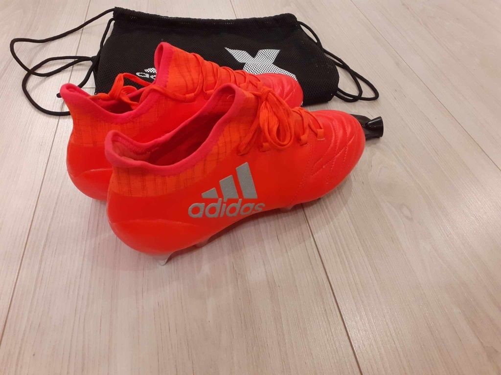 Profesjonalne buty piłkarskie korki adidas X16.1 SG Leather, r. 41 1/3