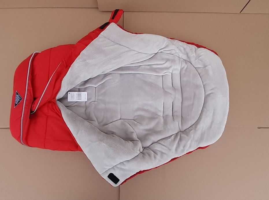 Śpiworek sportline na SANKI ciepły ANTYPOŚLIZGOWY czerwony