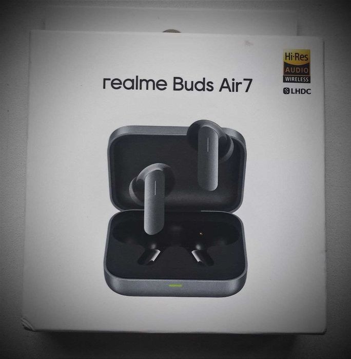 Флагманські TWS Навушники Realme Buds Air 7 Pro Metallic Grey (нові)