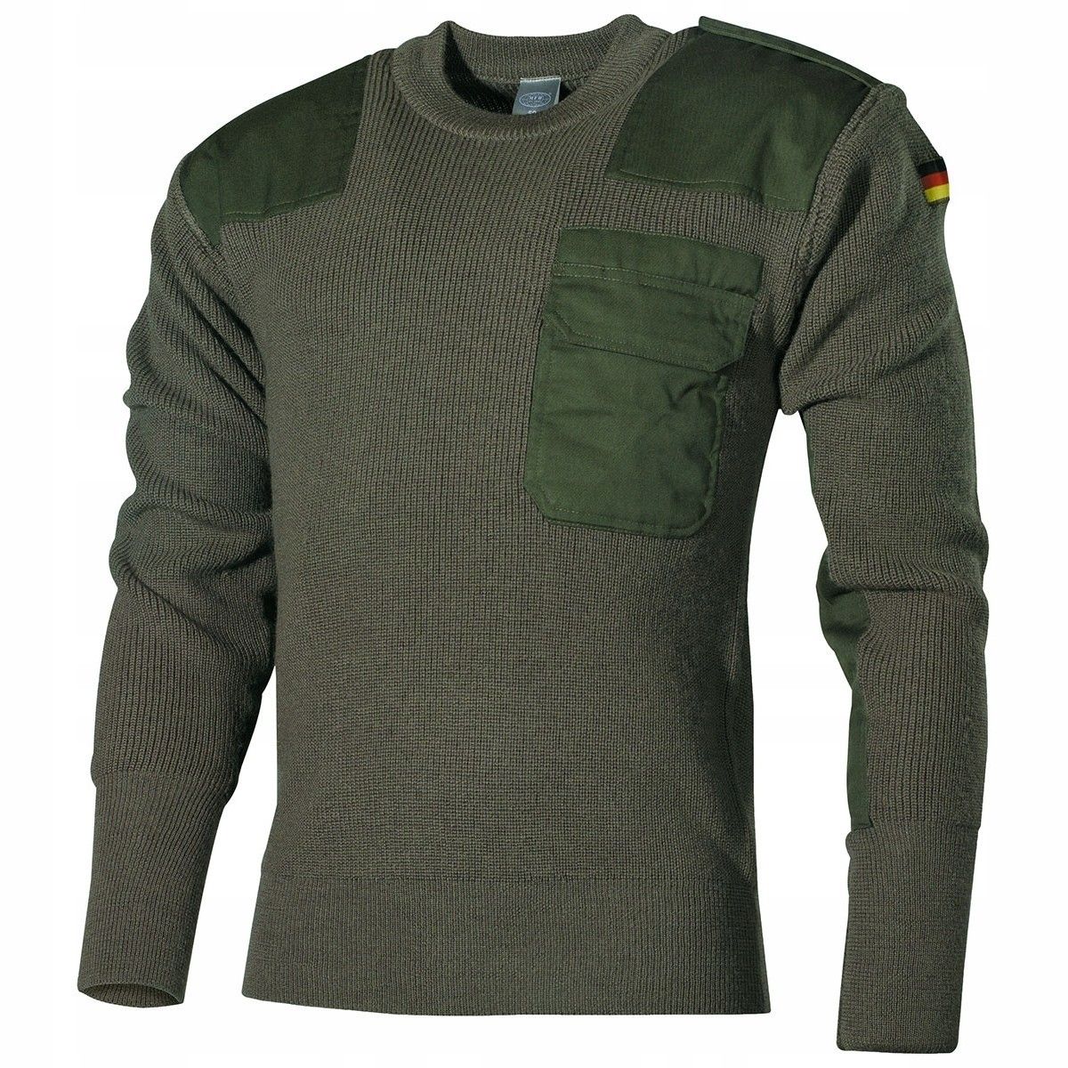 sweter wojskowy bw oliwkowy 52