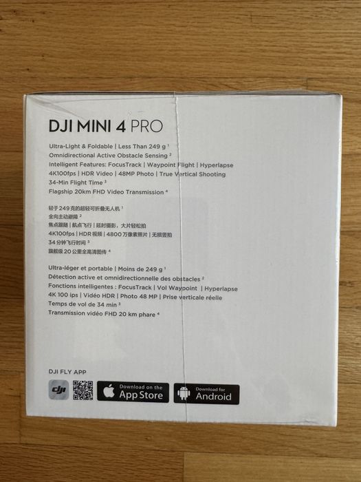 DJI Mini 4 Pro – NOWY, zafoliowany – wymiana z DJI Care Refresh