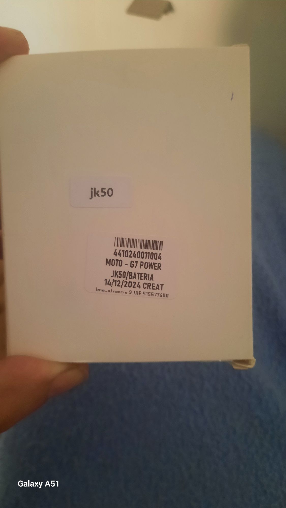 Bateria telemóvel Motorola J10/20 modelo JK50 ainda na caixa lacrada
