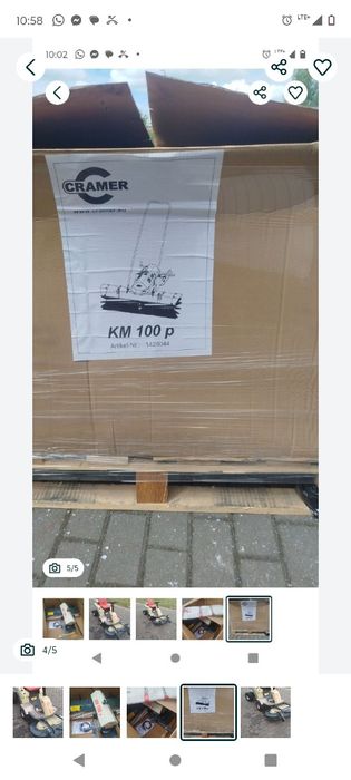 Kosiarka  cramer  zestaw