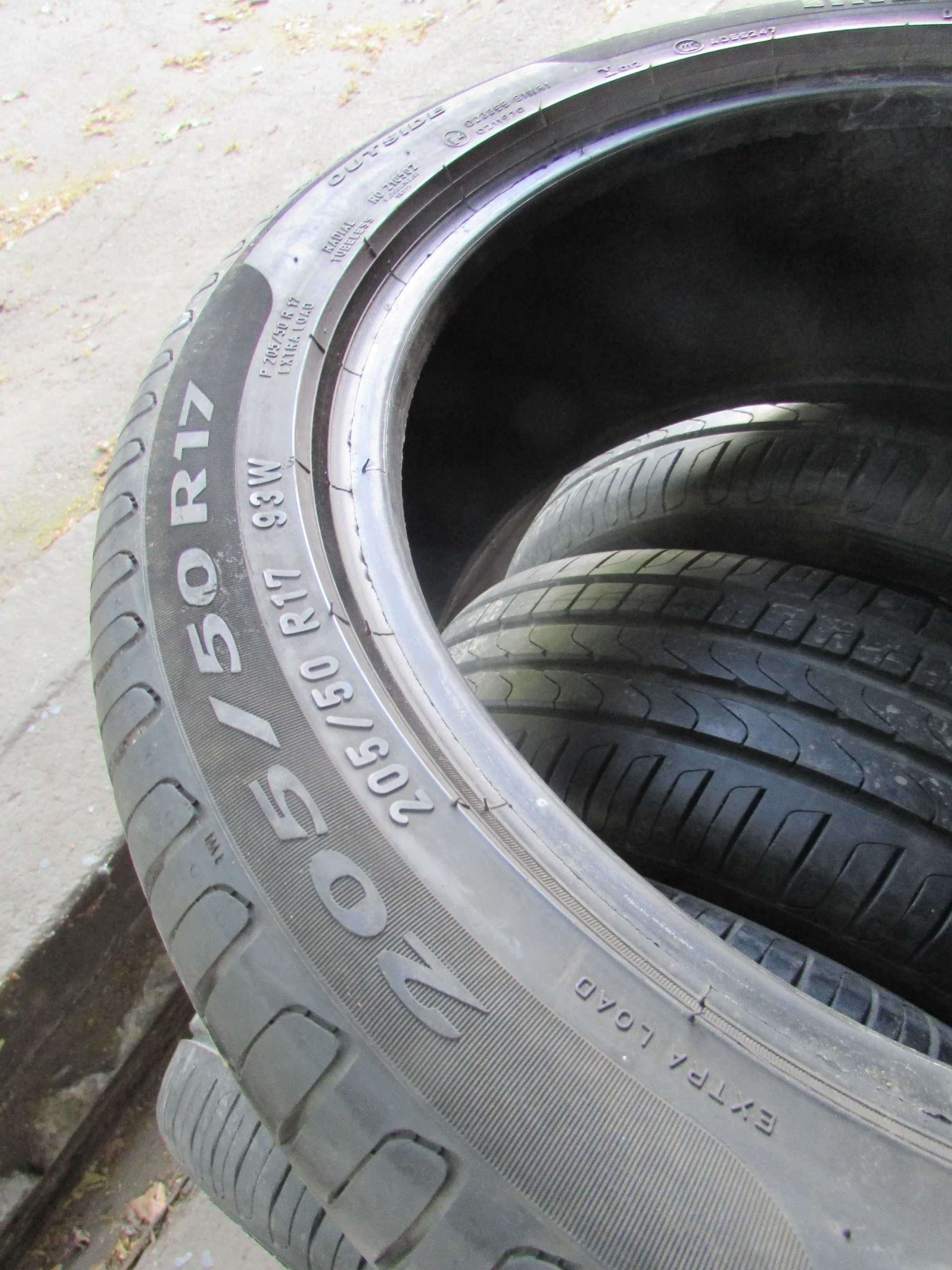 205/50/R17 Pirelli Cinturato P7 комплект літньої гуми