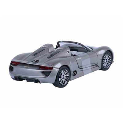 Model Autko Porsche 918 Spyder Concept Szary 1:34