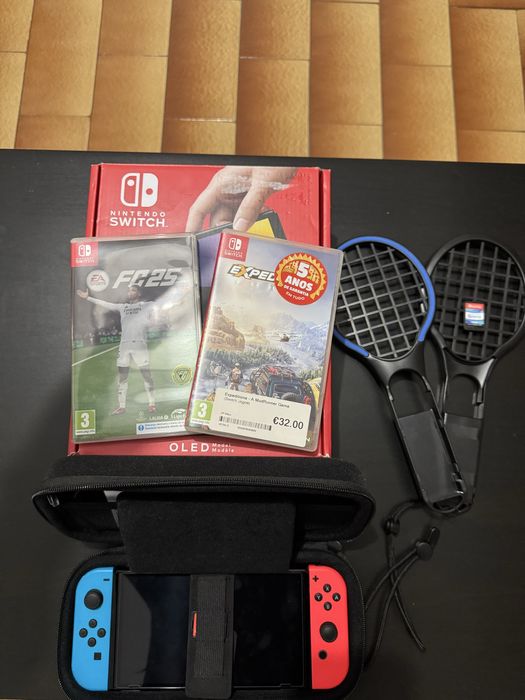 Nintendo Switch Oled + Extras - Como Nova