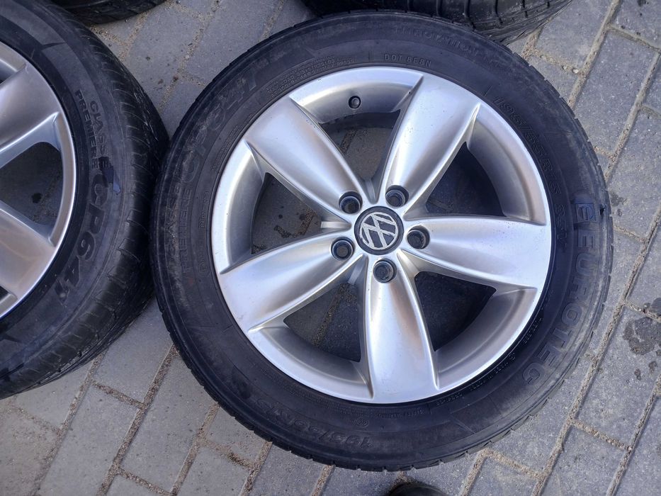 4x koła letnie R15 5x100 Vw Polo Bora Golf 4 Skoda Rapid Fabia Seat