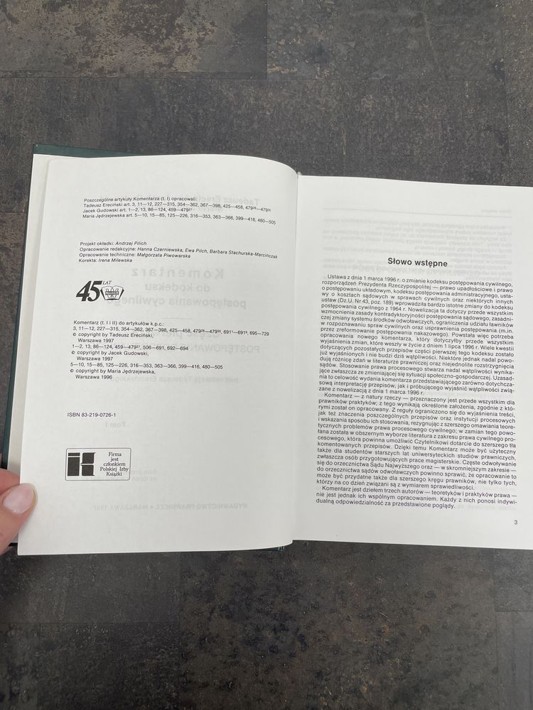 Komentarz do kodeksu postępowania cywilnego