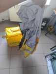 Glovo bag and jacket