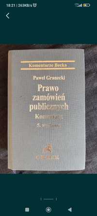 Prawo zamowień publicznych komentarz granecki