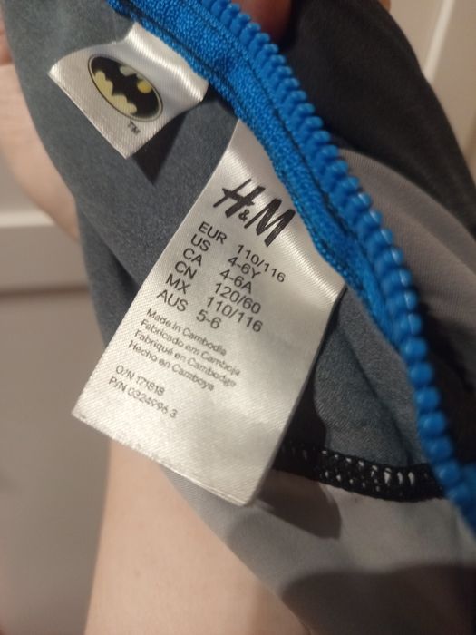 Strój do pływania Batman H&M 110/116
