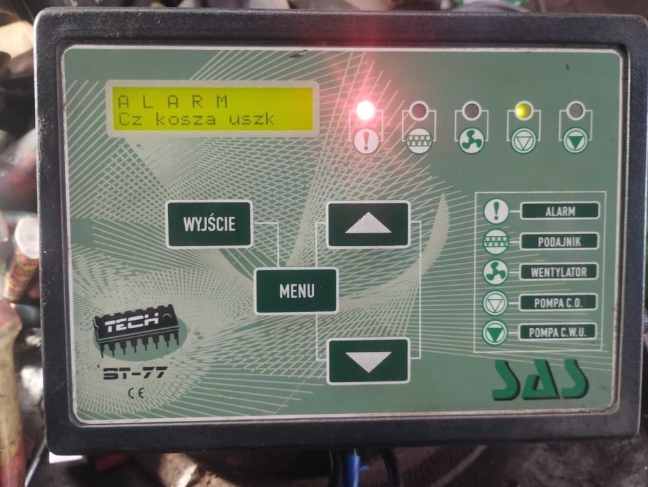Sterownik pieca kotła podajnik z podajnikiem tech st-77 sprawny