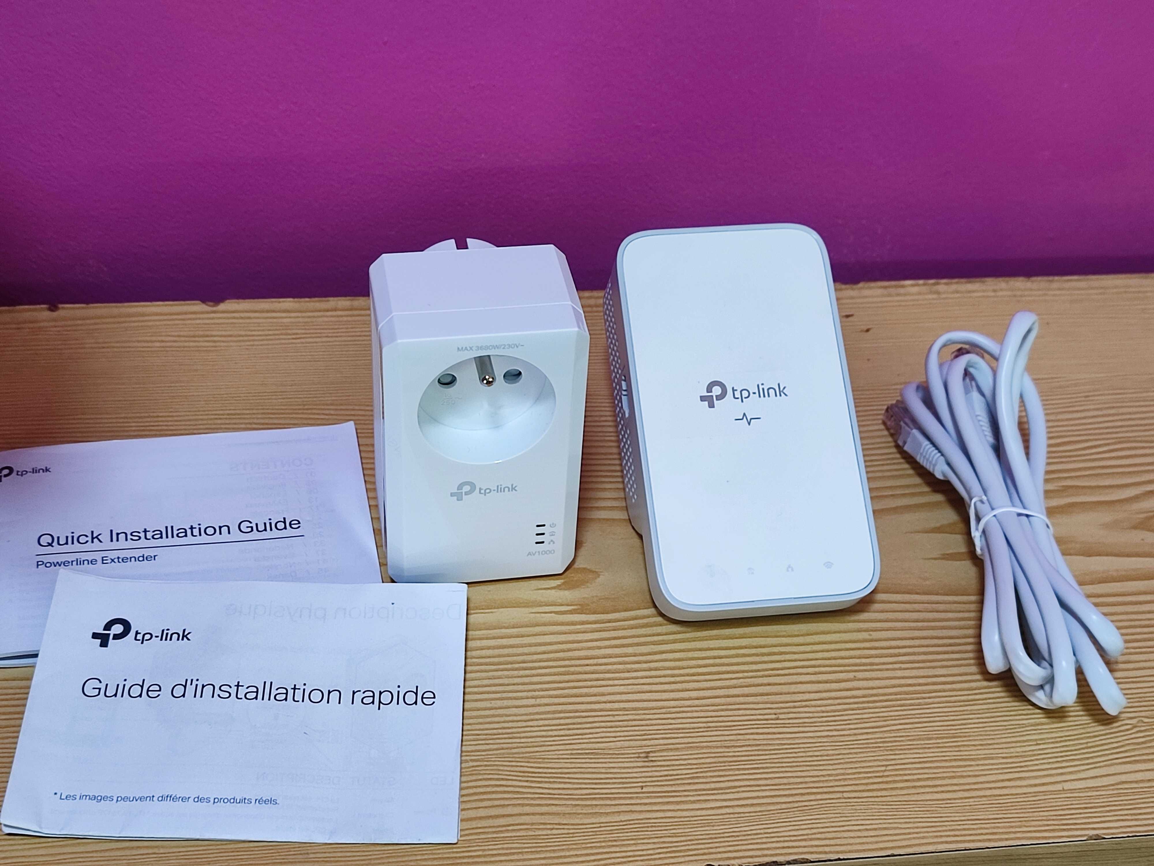 Kit 2x CPL TP-Link AV1000 Wi-Fi Powerline