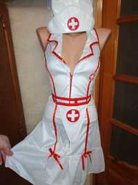 Эротический ролевой костюм медсестры, сукня медсестри, медсестра