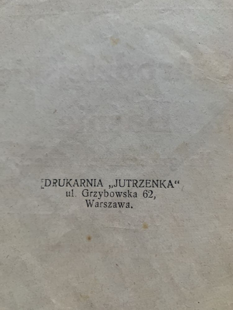 Książka 1927 r. Warszawa