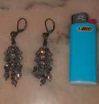 Brincos bijuteria imitação antigo