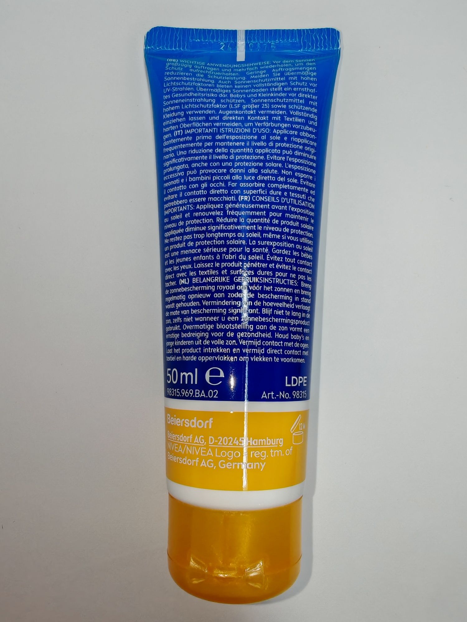 Nowy krem filtr przeciwsłoneczny Nivea Sun Alpin Face Sunscreen SPF 50