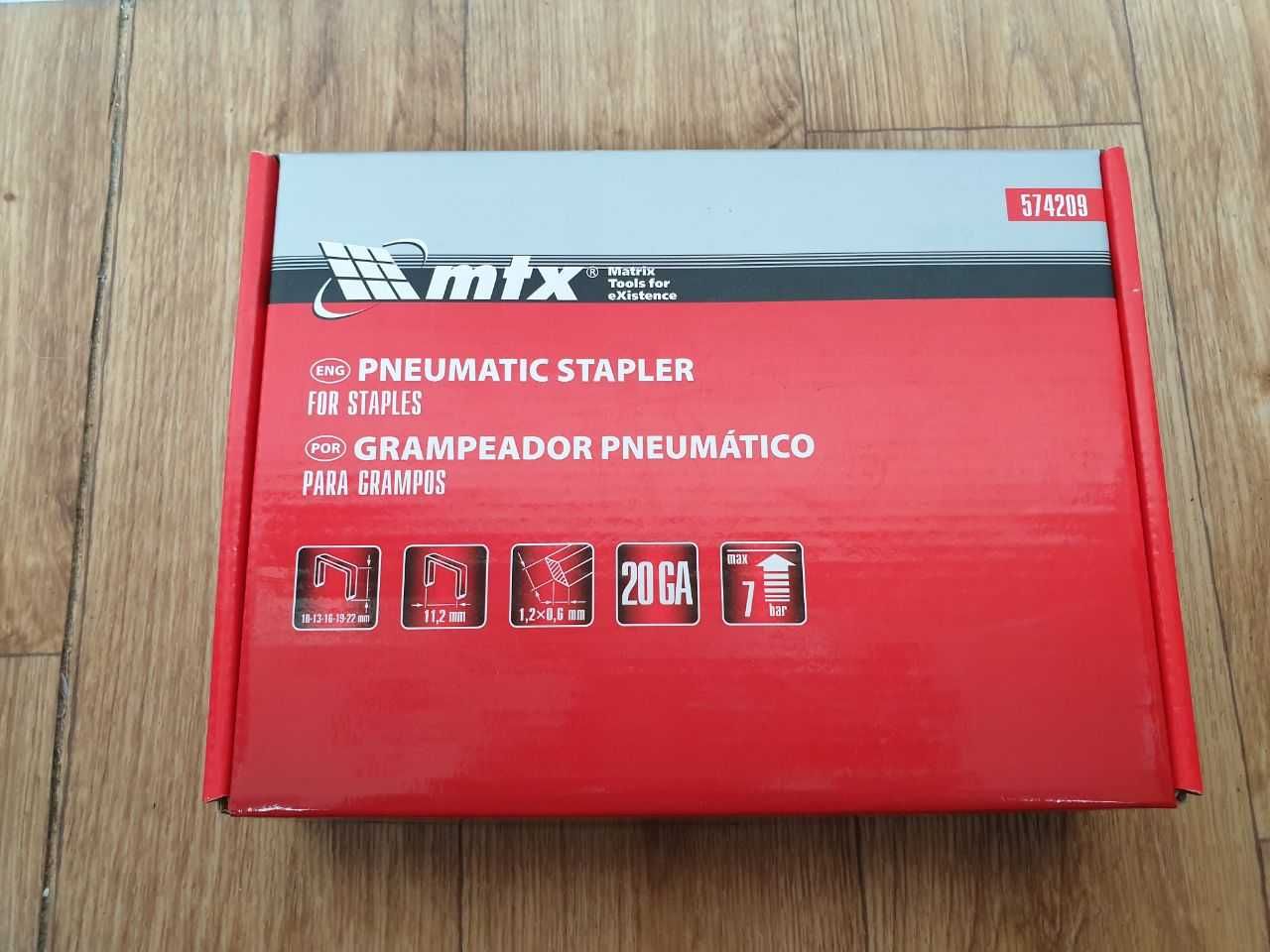 Пневмостеплер MTX 574209 (скоба 10-22мм)