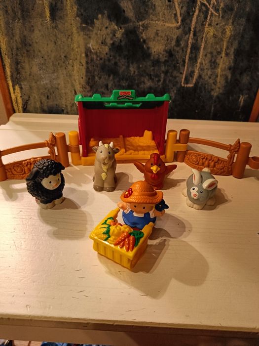 77710 little people fisher Price figurki kurnik zestaw do farma