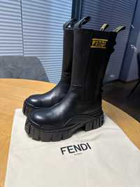 Botki FENDI skóra r.38 wkładka 24,5cm