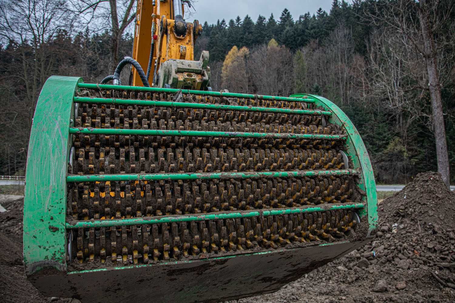 Łyżka przesiewająca sortująca do ziemi SEM2000