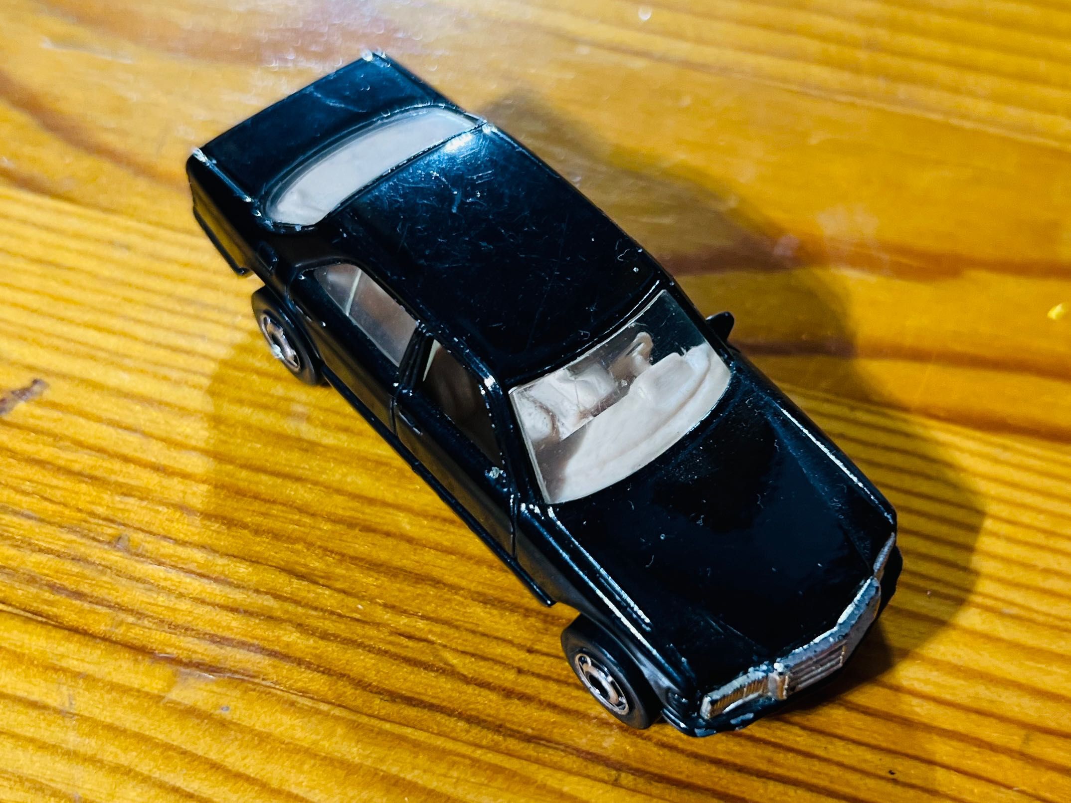 HOTWHEELS MERCEDES BENZ 380 SEL W126 Model 1981r. Czarny Klasyk UNIKAT