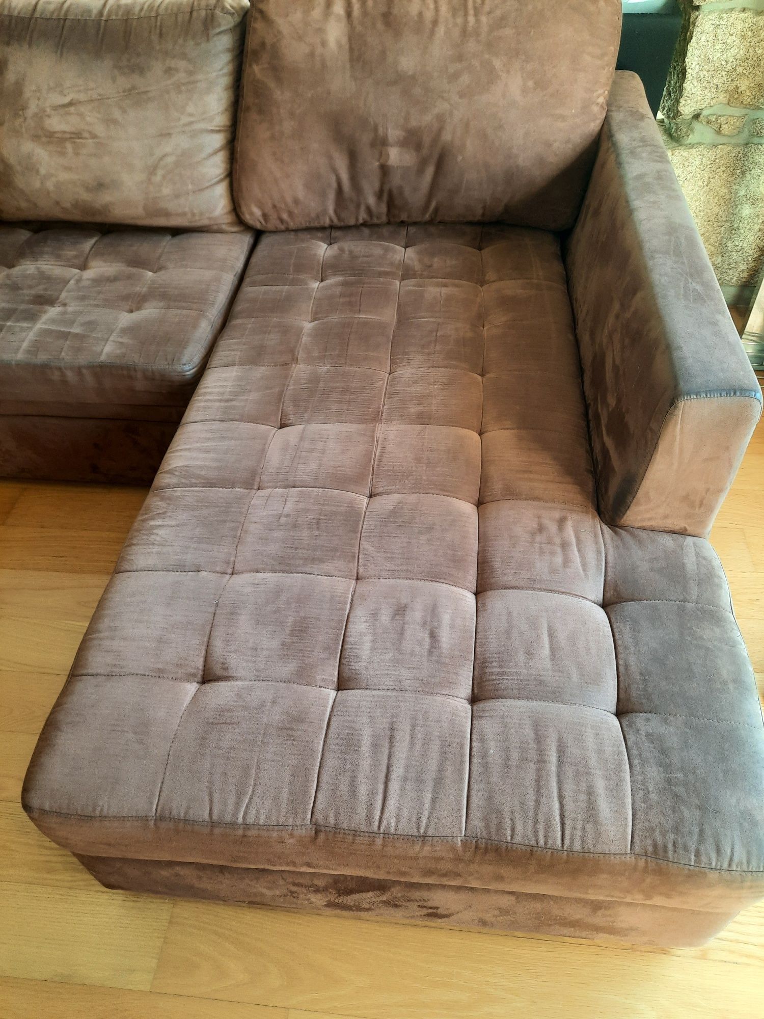 sofá com chaise long
