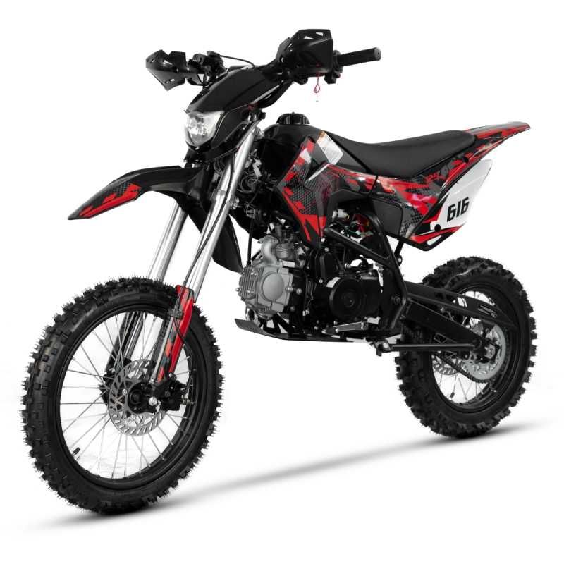 Кросовий мотоцикл XTR 616 125 см3, колеса 17/14, фара, Пітбайк, Польща