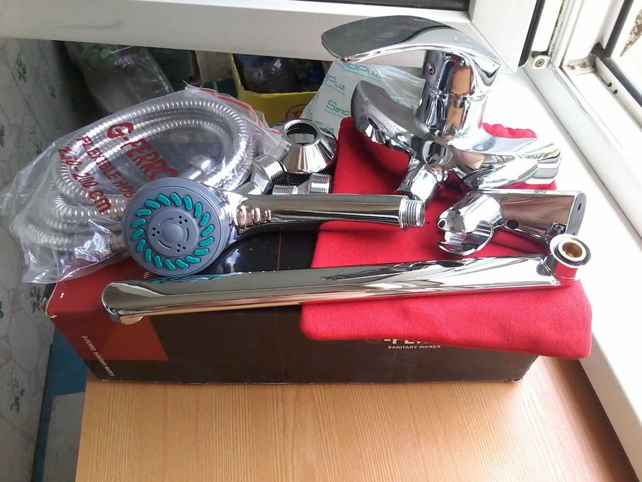 Смеситель для ванны G-Ferro Mars 006 euro (латунь)