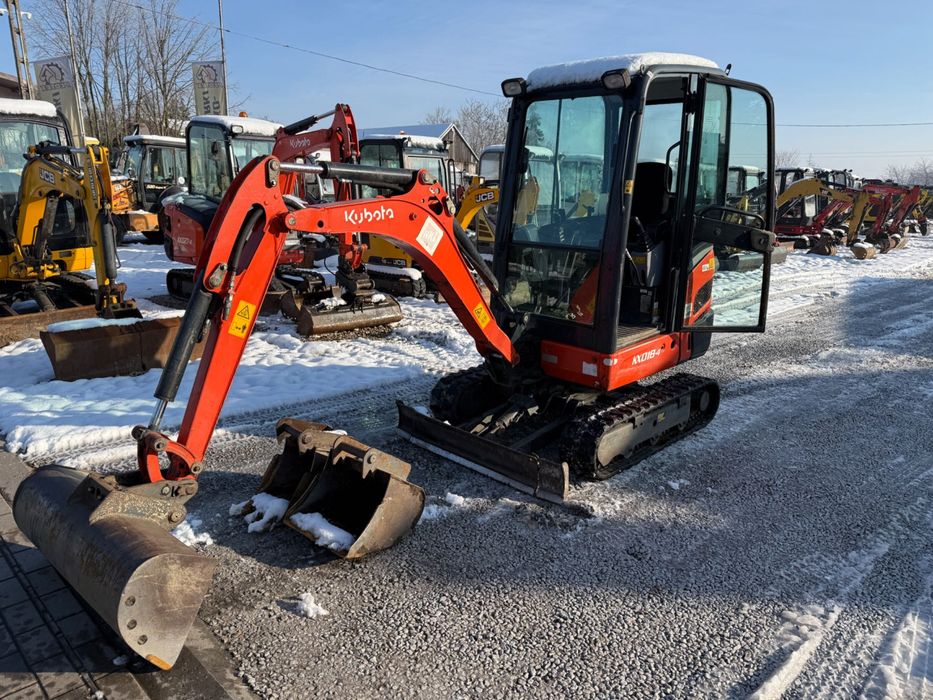 Mini koparka Kubota KX018-4 z 2019r. 3 łyżki 1,8 tony 1 WŁ Salon PL