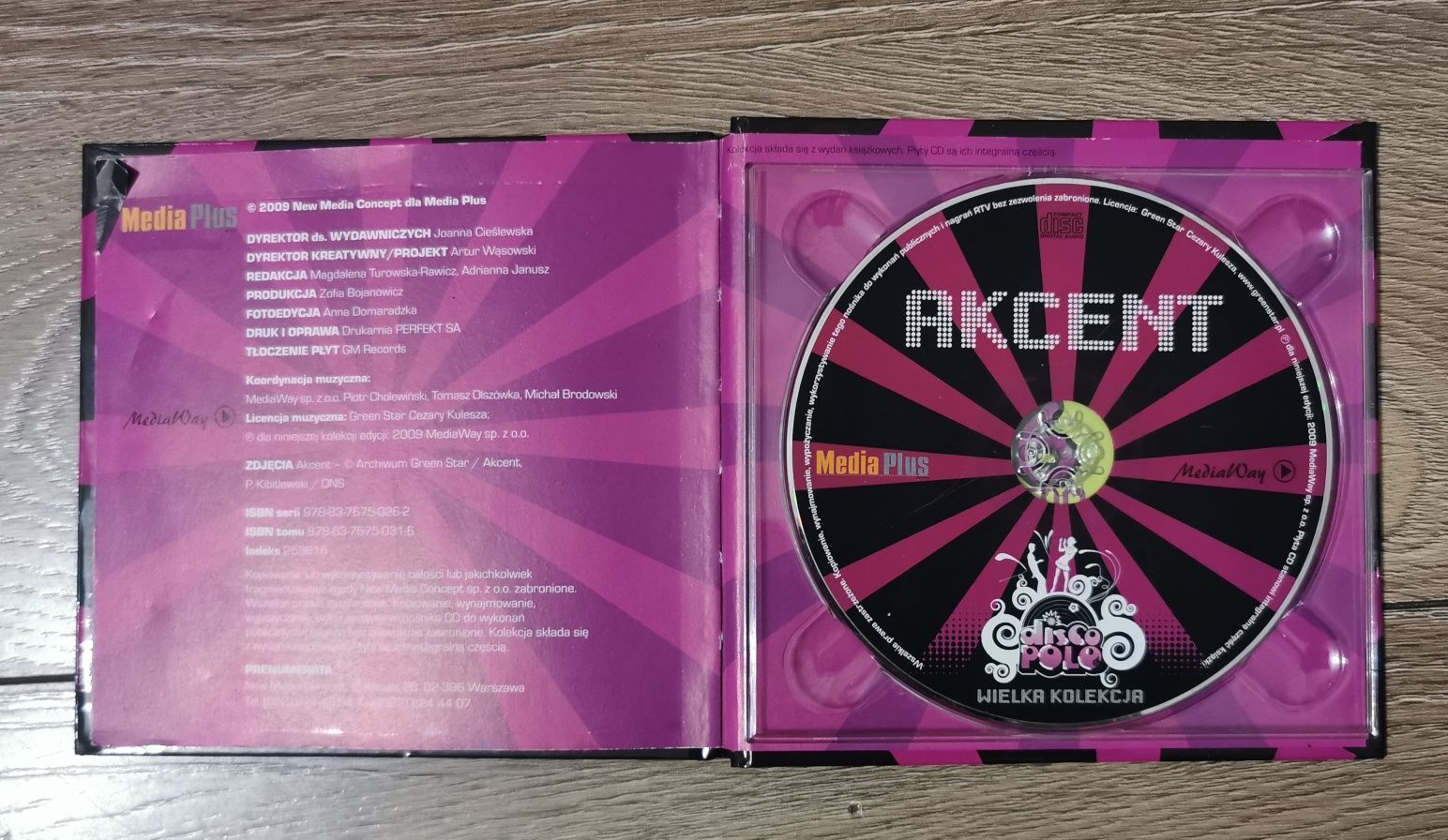 CD Akcent wielka kolekcja Disco polo
