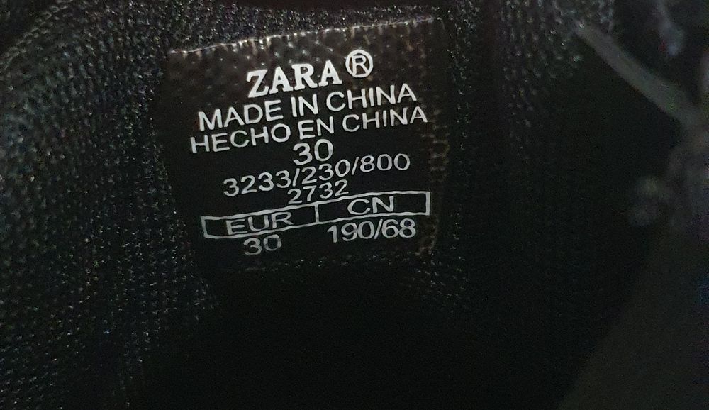 Botas menino Zara