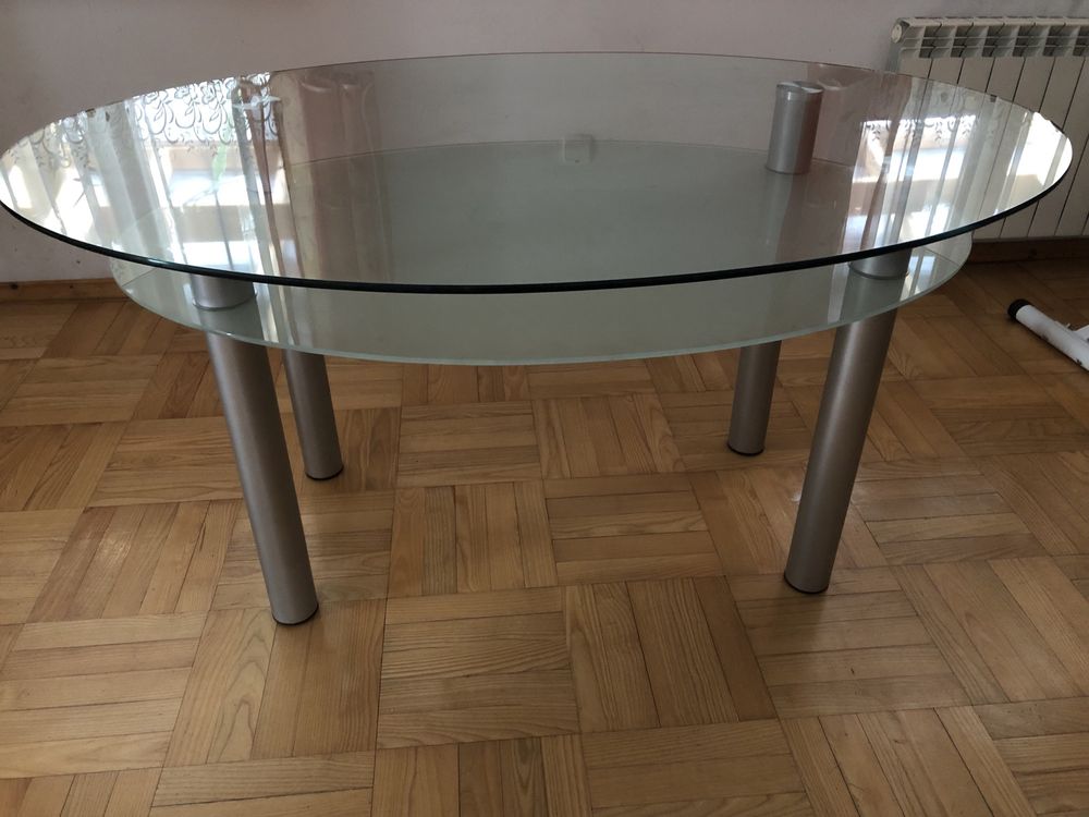 Duży Niemiecki  Szklany stół do salonu , kuchni Nowy Sącz
