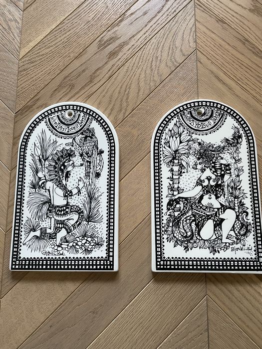 Dekoracyjne deski porcelanowe - Bjørn Wiinblad