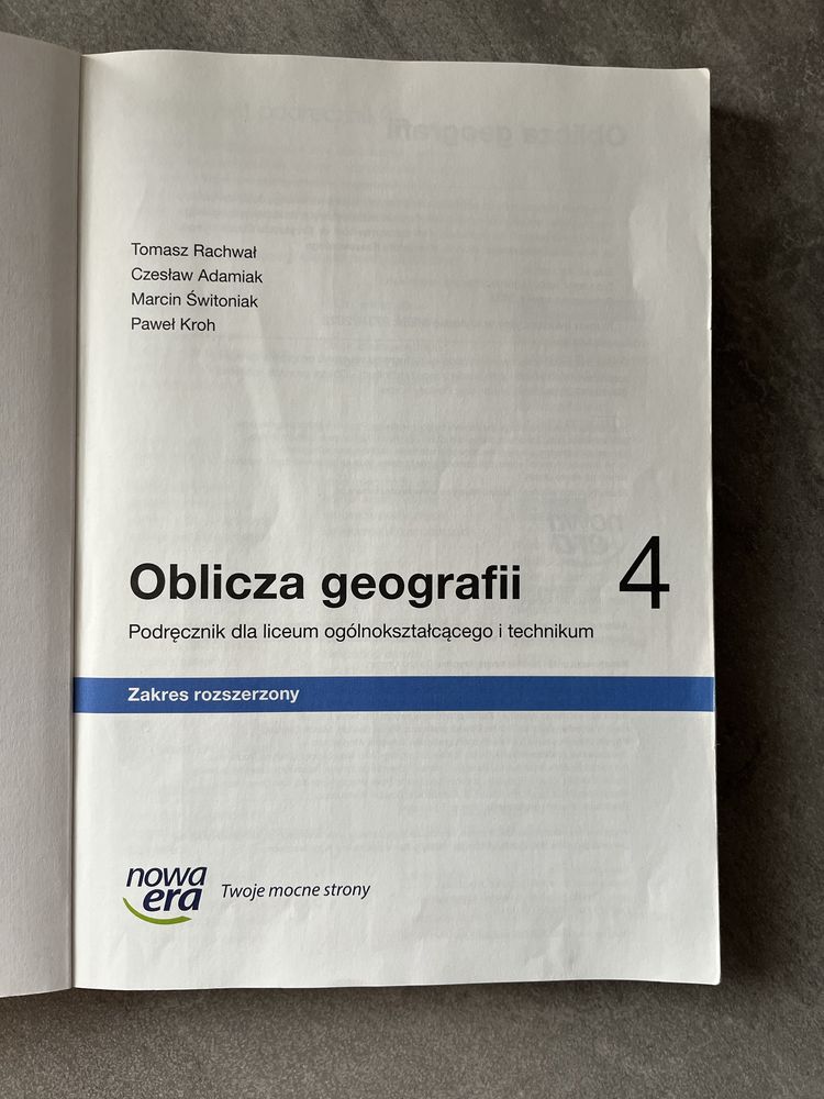 Oblicza geografii 4