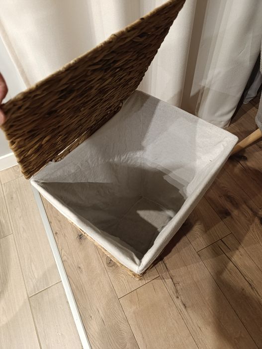 Kosz na pranie wiklinowy