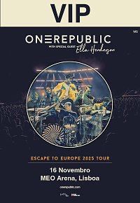 One Republic- 2 Bilhetes para CAMAROTE VIP Meo Arena 16 de Novembro