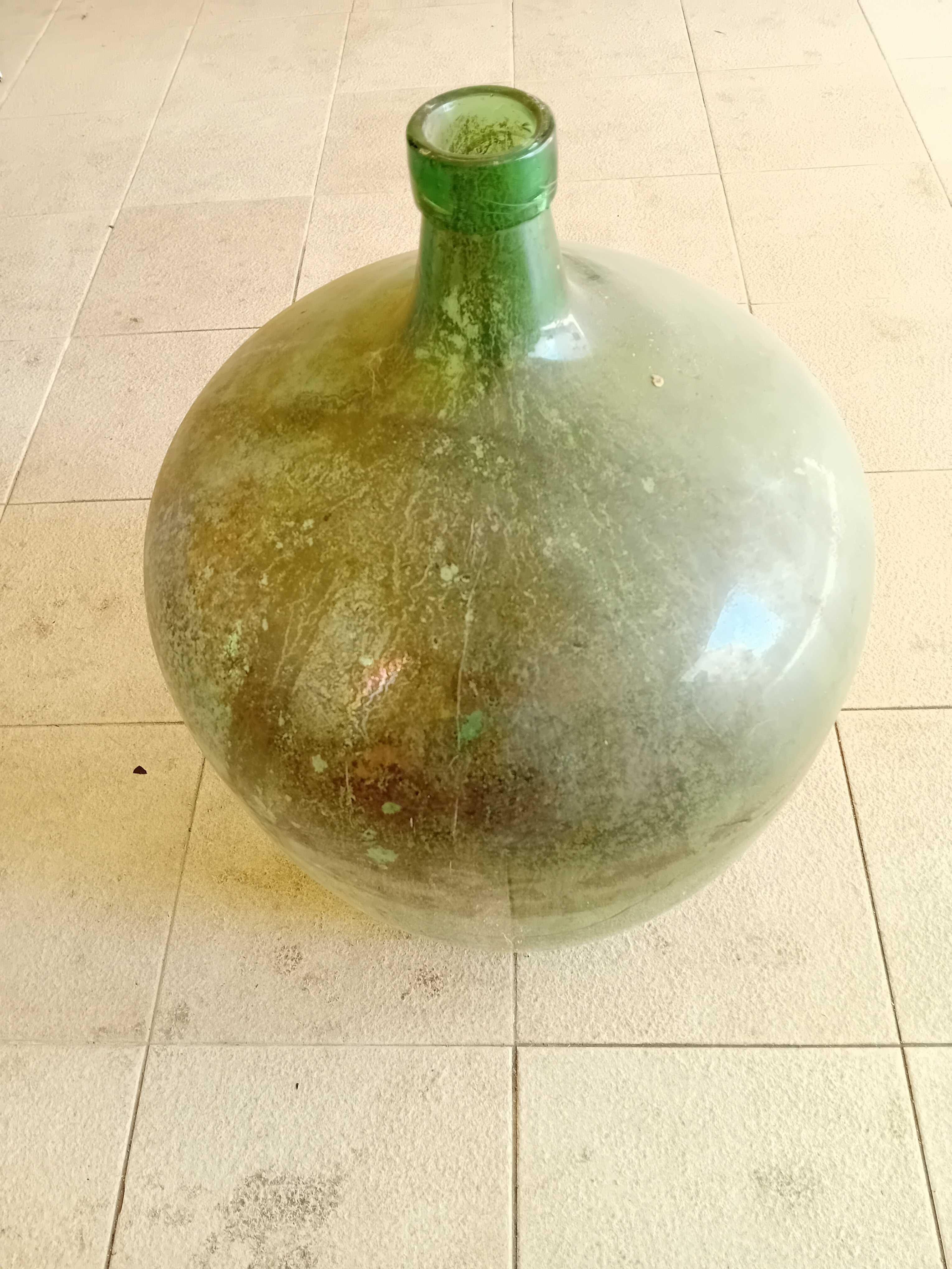 Garrafão de vidro de 50/60 lt para decoração