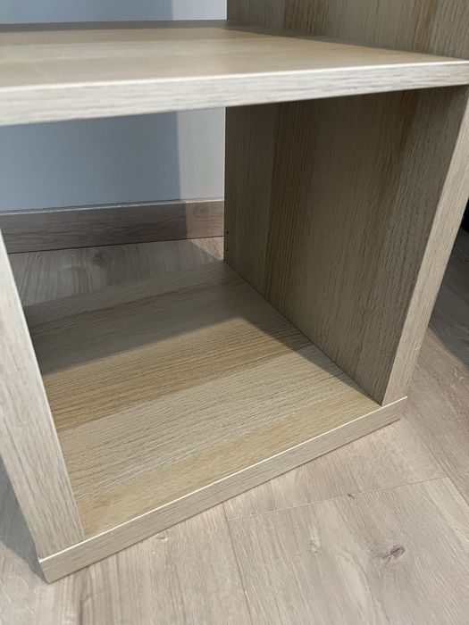 IKEA Kallax, 4x1, dąb bejcowany, super stan + dodatki - zobacz
