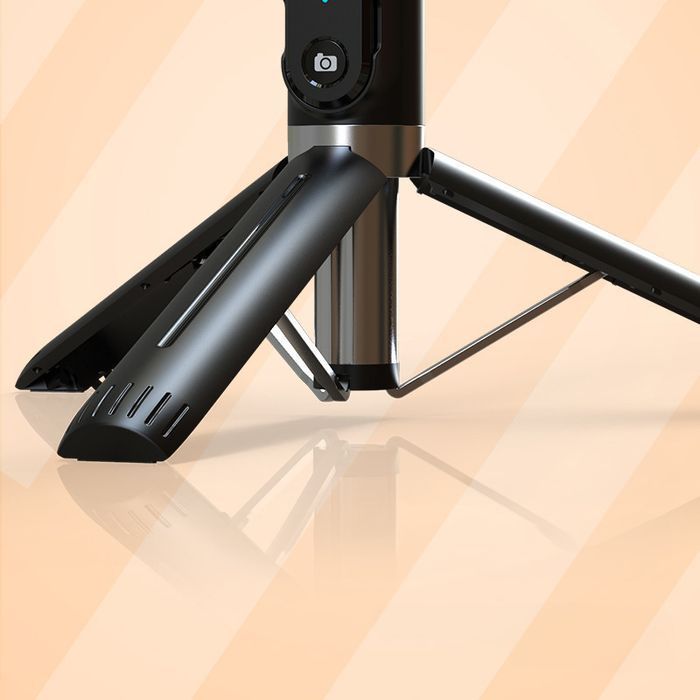 UCHWYT SELFIE - z pilotem bluetooth, tripodem i lampą LED - P90D