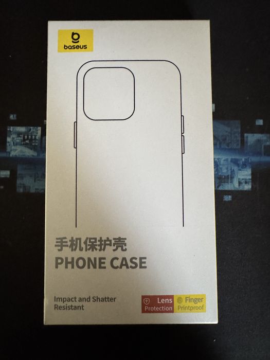 Чохол + скло Baseus для iPhone 15 Pro Max / 15 pro NILLKIN