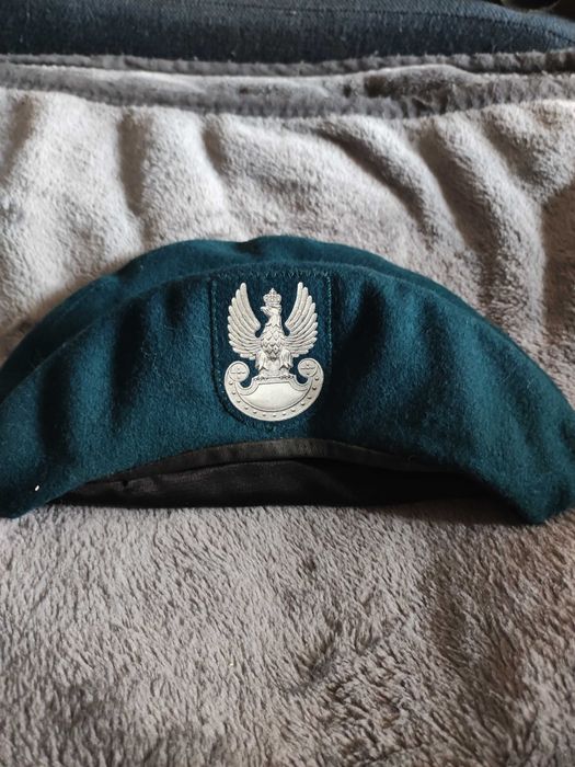 Wojskowy beret zielony MON