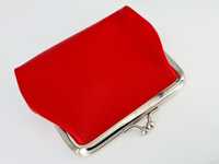 Nowy portfel damski Czerwony portfelik modny
