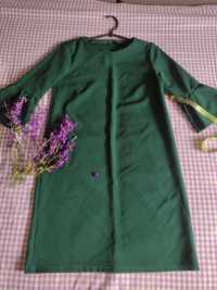 Сукня темно зелена