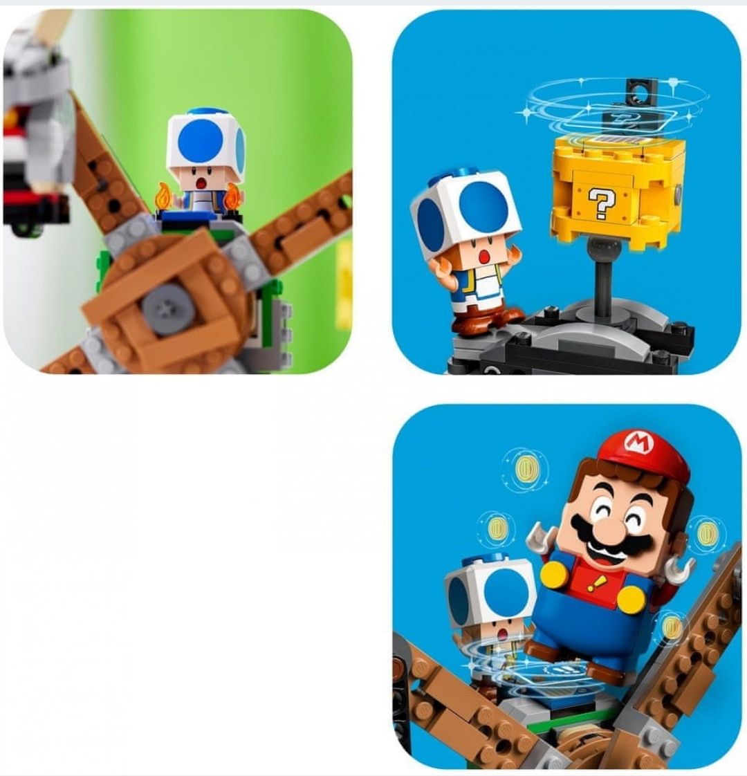 LEGO Super Mario 71390 Walka z Reznorami, Stan idealny.