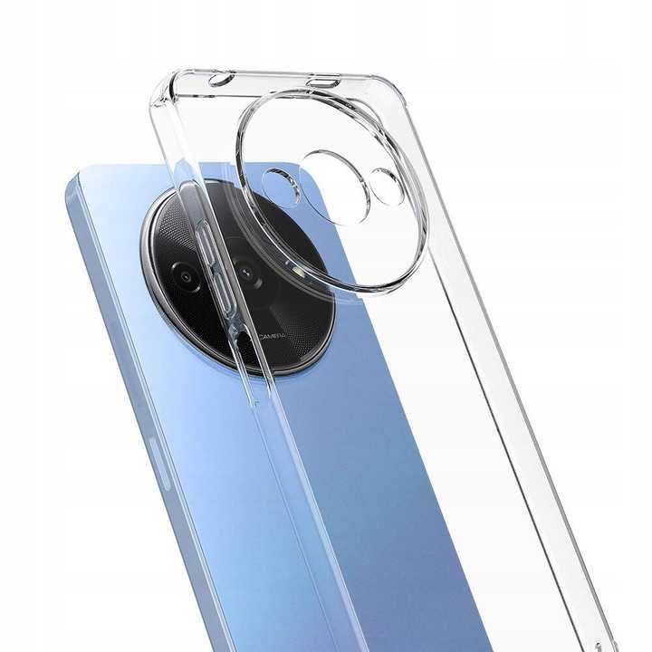 Etui transparentne do Xiaomi Redmi A3 + Szkło Hartowane