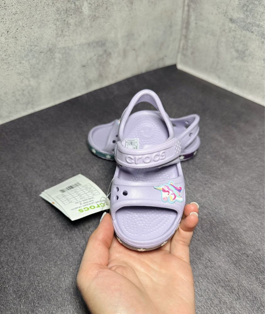 Дитячі сандалі Crocs Girls Fun Lab Unicorn Charm Sandal